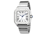 Cartier Santos Large 39.8mm WSSA0018 Steel Roman Silver Dial 2