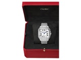 Cartier Santos Medium 35.1mm WSSA0029 Steel Silver Roman Dial 3