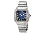 Cartier Santos de 35mm WSSA0063 Gold/Steel Roman Blue Dial 3