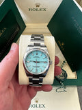 Rolex Oyster Perpetual 36mm 126000 Oystersteel Turquoise Blue Dial 4