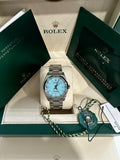 Rolex Oyster Perpetual 36mm 126000 Oystersteel Turquoise Blue Dial 3