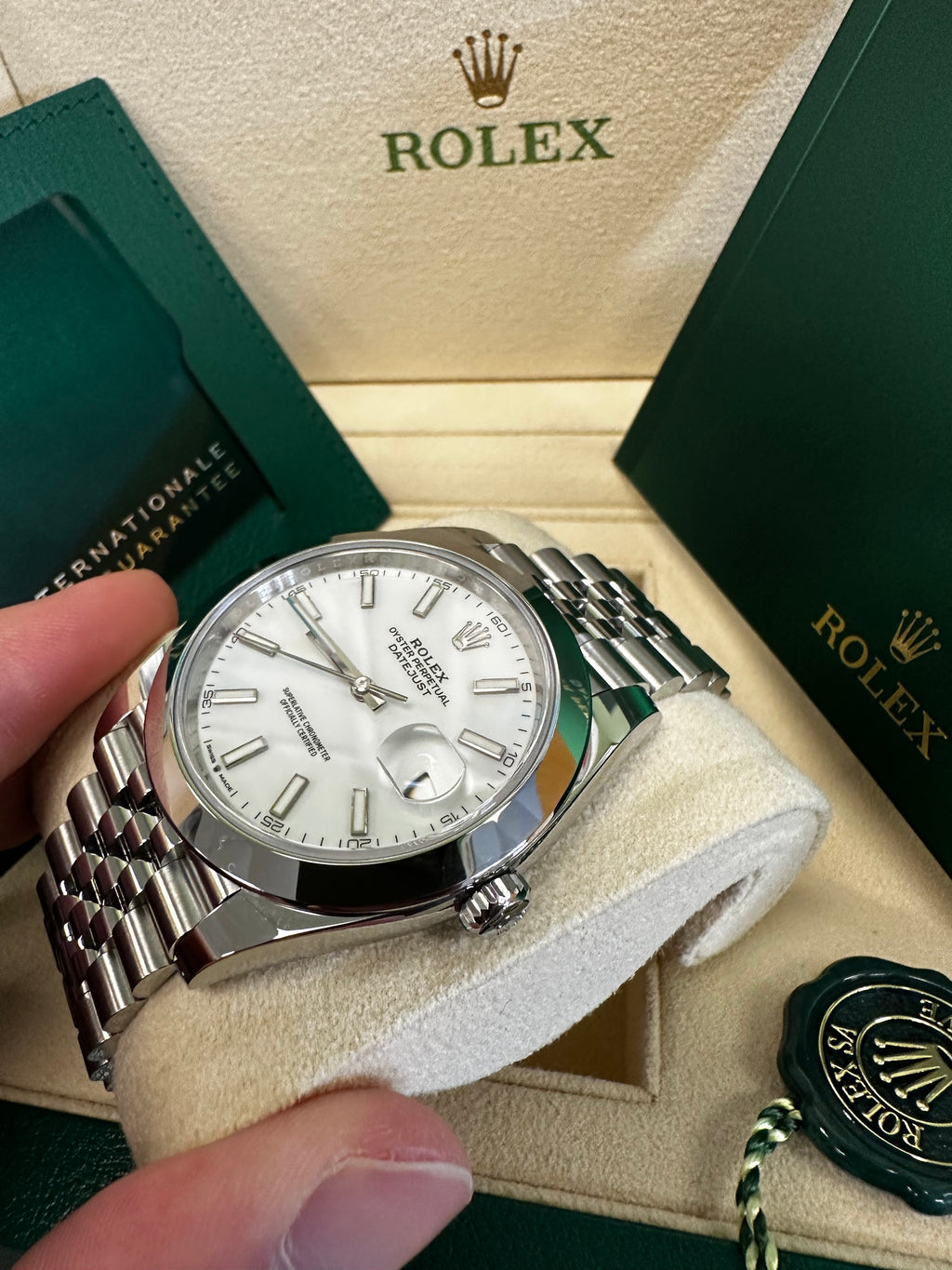 Stainless Steel Rolex Datejust 41 Jubilee Smooth Bezel Rolex