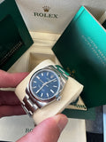 Rolex Oyster Perpetual 34mm 124200 Oystersteel Bright Blue Dial 3
