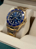 Rolex Submariner Date 41mm 126618LB Yellow Gold Oyster Royal Blue Dial 4