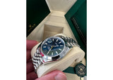 Rolex DateJust 41mm 126300 Oystersteel Jubilee Bright Blue Dial 4