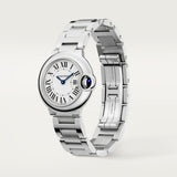 Cartier Ballon Bleu De Watch 28mm WSBB0073 Silver Dial Steel 1