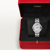 Cartier Ballon Bleu De Watch 33mm W4BB0021 Silver Dial Steel 9
