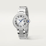 Cartier Ballon Bleu De Watch 33mm W4BB0023 Silver Dial Steel 2