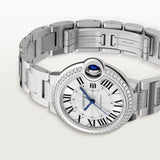 Cartier Ballon Bleu De Watch 33mm W4BB0023 Silver Dial Steel 5