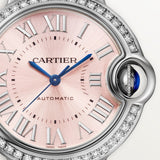 Cartier Ballon Bleu De Watch 33mm W4BB0037 Pink Dial Steel 2