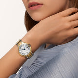 Cartier Ballon Bleu De Watch 36mm W2BB0038 Silver Dial Gold And Steel 2
