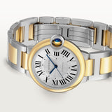 Cartier Ballon Bleu De Watch 36mm W2BB0038 Silver Dial Gold And Steel 5