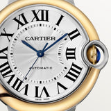 Cartier Ballon Bleu De Watch 36mm W2BB0038 Silver Dial Gold And Steel 6