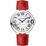 Cartier Ballon Bleu De Watch 36mm WSBB0056 White Dial Leather 1