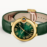 Cartier Ballon Bleu De Watch 40mm WGBB0062 Green Dial Leather 3