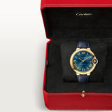Cartier Ballon Bleu De Watch 40mm WGBB0063 Blue Dial Leather 5