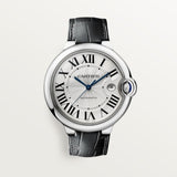 Cartier Ballon Bleu De Watch 44.1mm WSBB0026 Silver Dial Steel