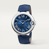 Cartier Ballon Bleu De Watch 44.1mm WSBB0027 Blue Dial Leather 2