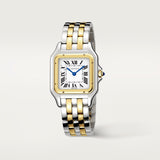 Cartier Panthere De 36.5mm W2PN0014 Roman Silver Dial Gold/Steel 1