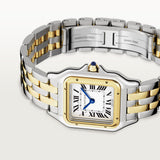 Cartier Panthere De 36.5mm W2PN0014 Roman Silver Dial Gold/Steel 4