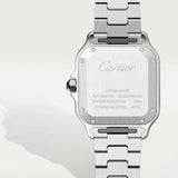 Cartier Santos De 35.1 mm W2SA0016 Silvered Opaline Dial Steel Unworn/ Complete/2024 4