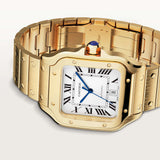 Cartier Santos De 39.8 mm WGSA0029 Silvered Opaline Dial Yellow Gold Unworn/ Complete/2024 5