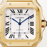 Cartier Santos De 39.8 mm WGSA0029 Silvered Opaline Dial Yellow Gold Unworn/ Complete/2024 6