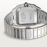 Cartier Santos De Chronograph Watch 51.3mm W2SA0008 Silver Dial Steel 6
