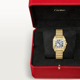 Cartier Santos De Watch 34.5mm WGSA0107 White Dial Yellow Gold 8