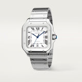 Cartier Santos De Watch 47.5mm WSSA0018 Silver Dial Steel 2