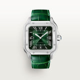 Cartier Santos De Watch 47.5mm WSSA0062 Green Dial Steel 6
