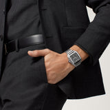 Cartier Santos De Watch 47.5mm WSSA0076 Gray Dial Steel 7