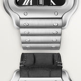 Cartier Santos De Watch 47.5mm WSSA0096 Black Dial Steel