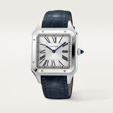 Cartier Santos-Dumont 46.6 mm WSSA0032 Silver Satin-Finish D Leather Unworn/ Complete/2024 3