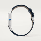 Cartier Santos-Dumont 46.6 mm WSSA0032 Silver Satin-Finish D Leather Unworn/ Complete/2024 5