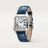 Cartier Santos Dumont Watch 38 mm CRWSSA0086 Blue Leather Silver D Unworn/Complete/2025 3