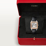 Cartier Santos-Dumont Watch 38.0mm W2SA0038 White Dial Leather 5