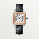 Cartier Santos-Dumont Watch 38.0mm W2SA0038 White Dial Leather