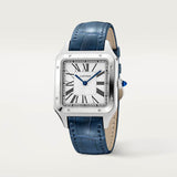 Cartier Santos Dumont Watch 43.5 mm CRWSSA0085 Blue Leather Silver D Unworn/Complete/2025 1