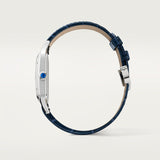 Cartier Santos Dumont Watch 43.5 mm CRWSSA0085 Blue Leather Silver D Unworn/Complete/2025 2