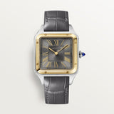 Cartier Santos-Dumont Watch 43.5mm W2SA0036 Grey Dial Leather