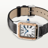 Cartier Santos-Dumont Watch 43.5mm W2SA0037 White Dial Leather 4