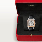 Cartier Santos-Dumont Watch 43.5mm W2SA0037 White Dial Leather 6