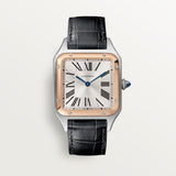 Cartier Santos-Dumont Watch 43.5mm W2SA0037 White Dial Leather
