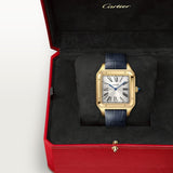 Cartier Santos-Dumont Watch 46.6mm WGSA0108 Silver Dial Leather 6