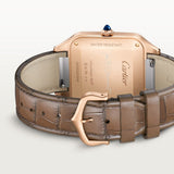 Cartier Santos-Dumont Watch 46.6mm WGSA0112 White Dial Leather 1