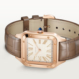 Cartier Santos-Dumont Watch 46.6mm WGSA0112 White Dial Leather 4