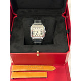 Cartier Santos Medium 35.1mm WSSA0029 Steel Silver Roman Dial 4