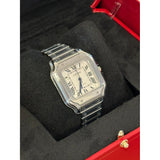 Cartier Santos Medium 35.1mm WSSA0029 Steel Silver Roman Dial 6