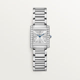 Cartier Tank Française Watch 25.7mm W4TA0029 Silver Dial Steel